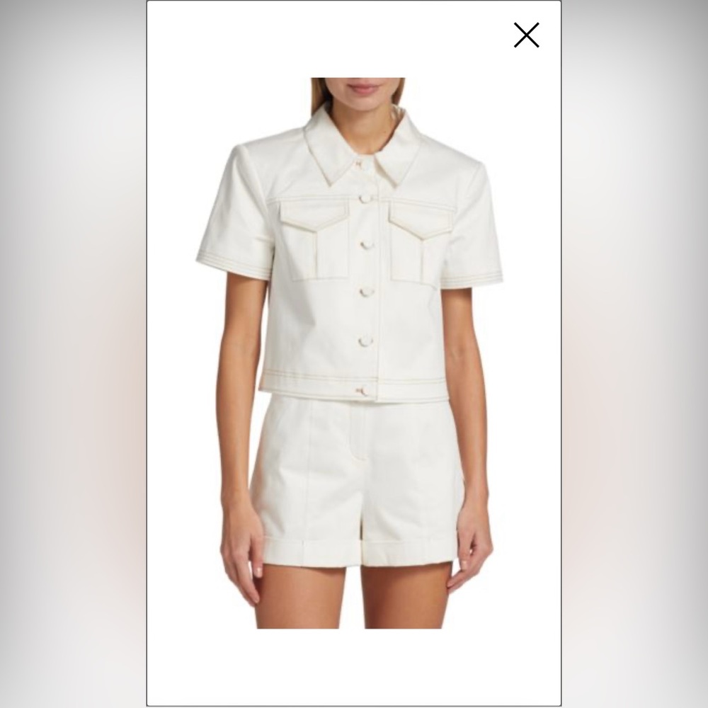CINQ À SEPT Sateen Coco Jacket